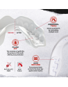 Protector Bucal Safejawz Intro Series Blanco | Ajuste Seguro y Protección Deportiva
