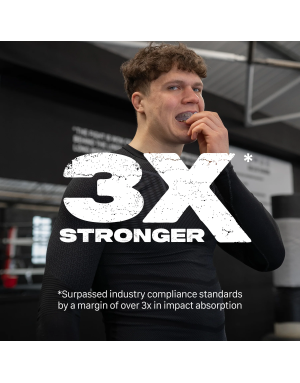 Safejawz Intro Series Transparente – Bucal Profesional Remodelable para Entrenamiento de Boxeo y MMA