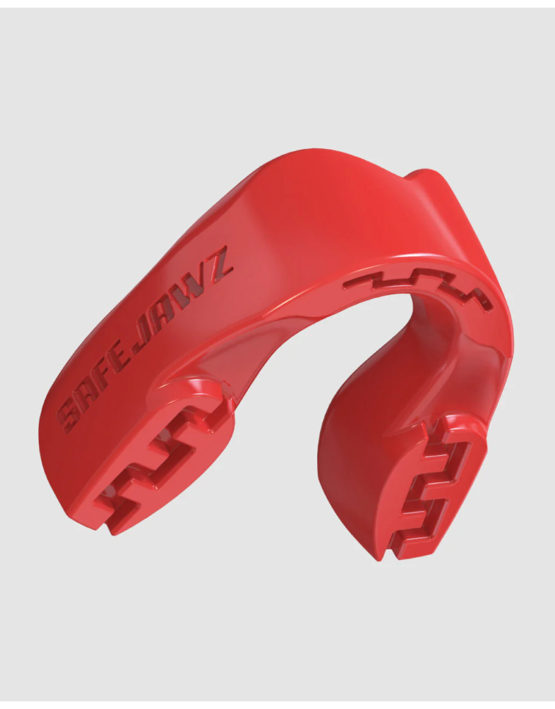 Safejawz Intro Series Red – Adjustable and Secure Mouthguard for Boxing, Muay Thai and Kickboxing