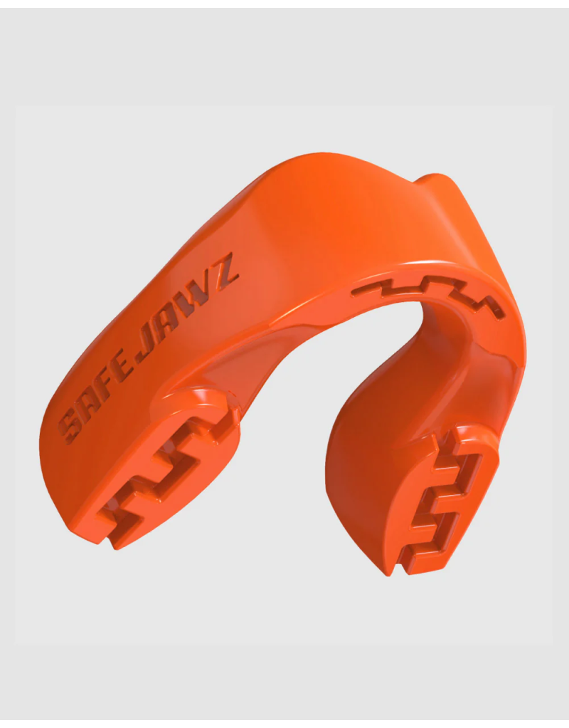 Safejawz Intro Series Naranja Fluor – Bucal Ajustable y Seguro para Entrenamientos de Boxeo y MMA