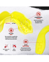 Safejawz Intro Series Fluorescent Yellow – Adjustable and Secure Mouthguard for Boxing, Muay Thai and MMA