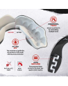 Safejawz Extro Series Fangz Mouthguard — aggressive tooth design, double layer of protection, mouldable fit and case.