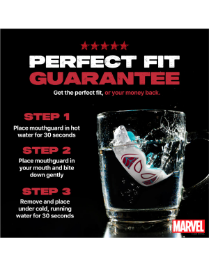 Safejawz Marvel Spider-Gwen Mouthguard – Professional Fit and Advanced Protection for Boxing and MMA