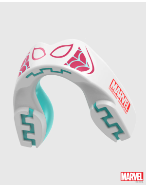 Protector Bucal Safejawz Marvel Spider-Gwen – Ajuste Profesional y Protección Avanzada para Boxeo y MMA