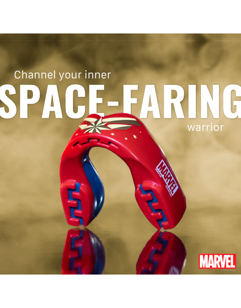 Safejawz Marvel Captain Marvel Mouthguard – Maximum Protection and a Professional Fit for Contact Sports
