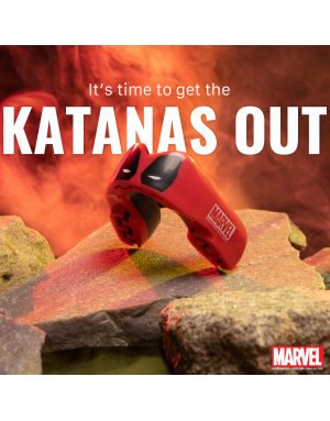 Safejawz Marvel Deadpool Mouthguard – Double-Layer Protection and Fluid Fit™ for Contact Sports