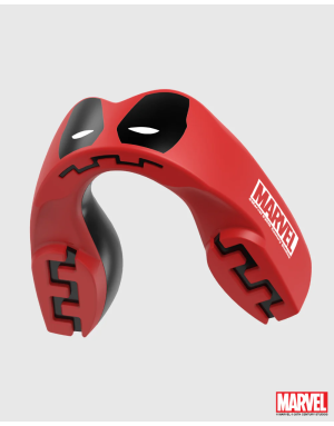 Safejawz Marvel Deadpool Mouthguard – Double-Layer Protection and Fluid Fit™ for Contact Sports