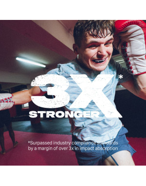 Safejawz Extro Series Fangz Mouthguard — aggressive tooth design, double layer of protection, mouldable fit and case.