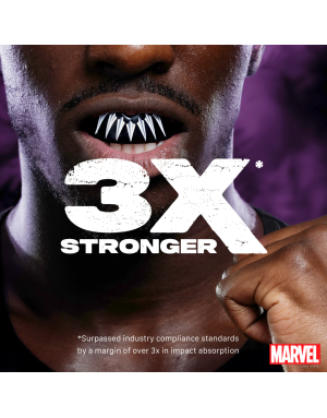 Protector Bucal Safejawz Marvel Black Panther – Protección Wakandiana, Doble Capa y Ajuste Fluid Fit™ Profesional