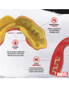 Safejawz Marvel Iron Man Mouthguard – Advanced Technology, Double-Layer Construction and High-Performance Fluid Fit™