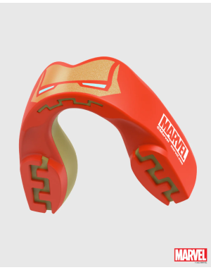 Protector Bucal Safejawz Marvel Iron Man – Tecnología Avanzada, Doble Capa y Ajuste Fluid Fit™ de Alto Rendimiento