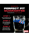 Safejawz Marvel Captain America Mouthguard – Double-Layer, Fluid Fit™ and Professional Protection