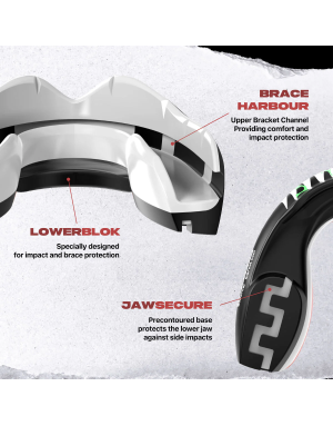 Safejawz Venom Marvel Orthodontic Mouthguard | Boxing, MMA and Contact Sports