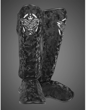 Buddha Army Black Shin Guards | Professional protection and style – Il Coliseum