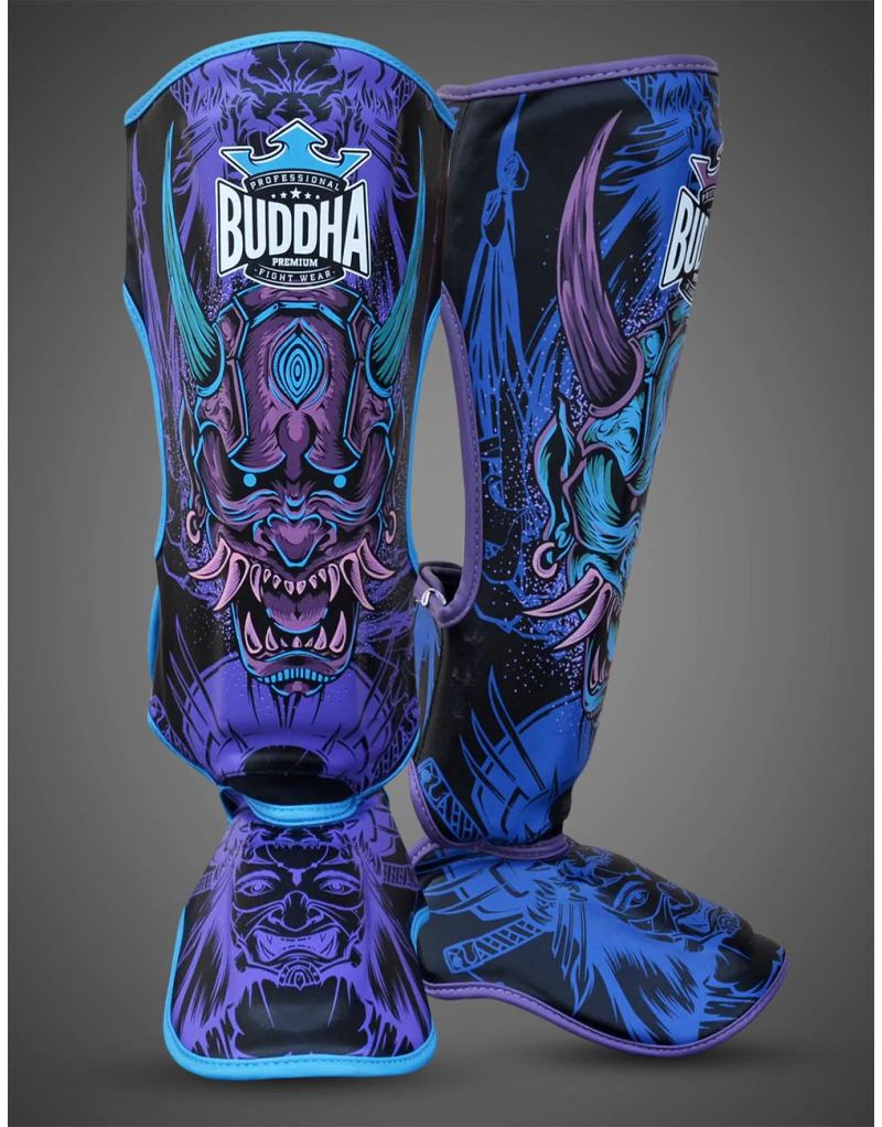 Buddha Luzbel Shin Guards | Edgy design and professional-grade protection – Il Coliseum