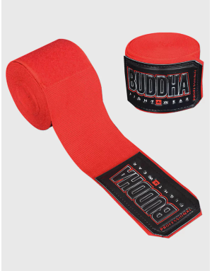 Vendas de Boxeo Buddha Rojas 2,5M Semi-Elásticas | Il Coliseum