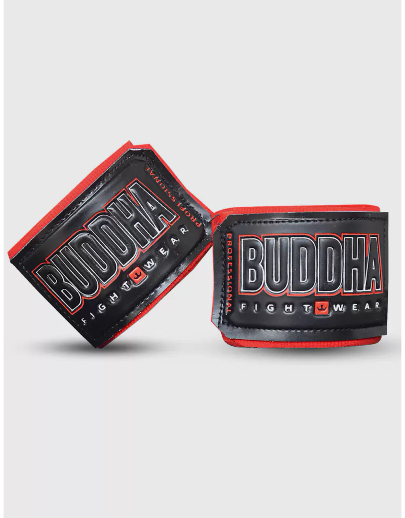Vendas de Boxeo Buddha Rojas 2,5M Semi-Elásticas | Il Coliseum