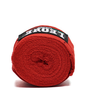 Leone 1947 Red Boxing Bandages, 3.5m | Il Coliseum