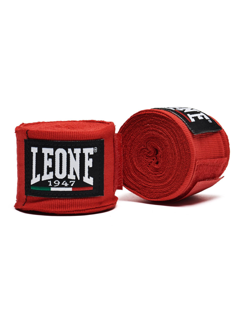 Leone 1947 Red Boxing Bandages, 4.5m | Il Coliseum