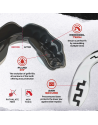 Safejawz Extro Series Mouthguard. Fun design with a moustache, double layer and perfect fit. Recommended for wrestling.