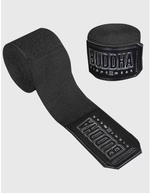 Vendas de Boxeo Buddha Negras 4,5M Semi-Elásticas | Il Coliseum